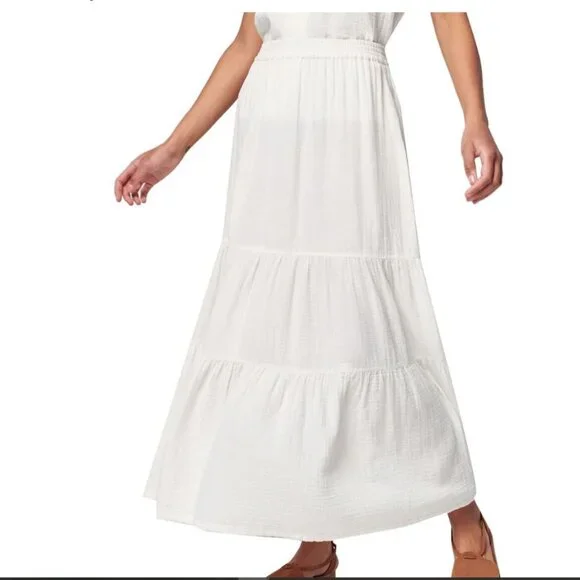 Faherty Skirt- White - Picture 1 of 4